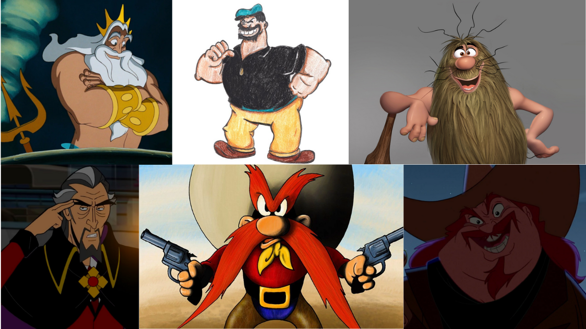 Cartoon Characters with Beards