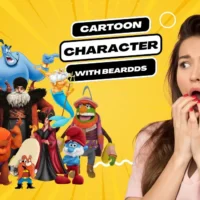 cartoon characters with beards