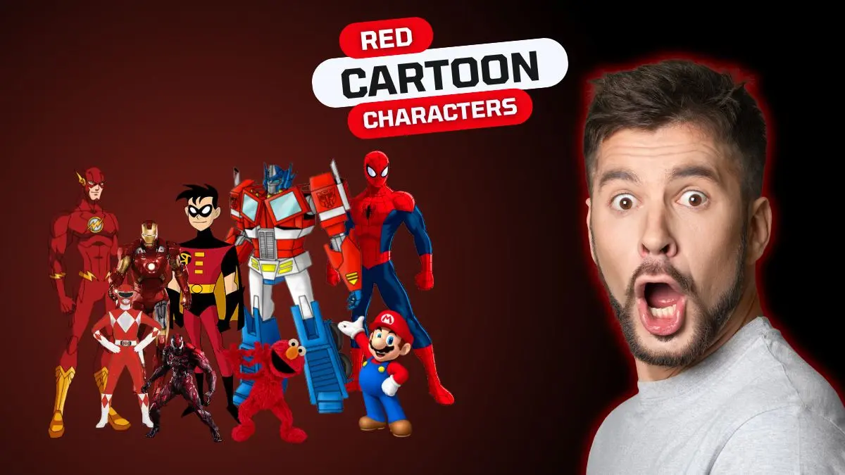 red cartoon characters