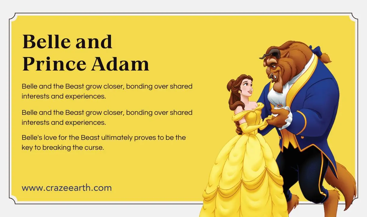 belle and prince adam facts