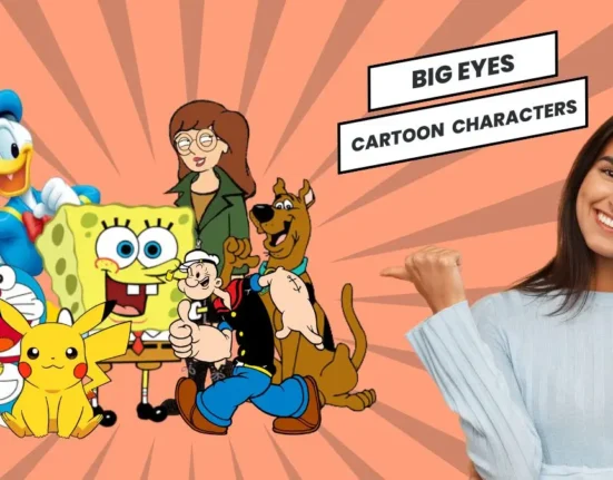 cartoon characters with big eyes