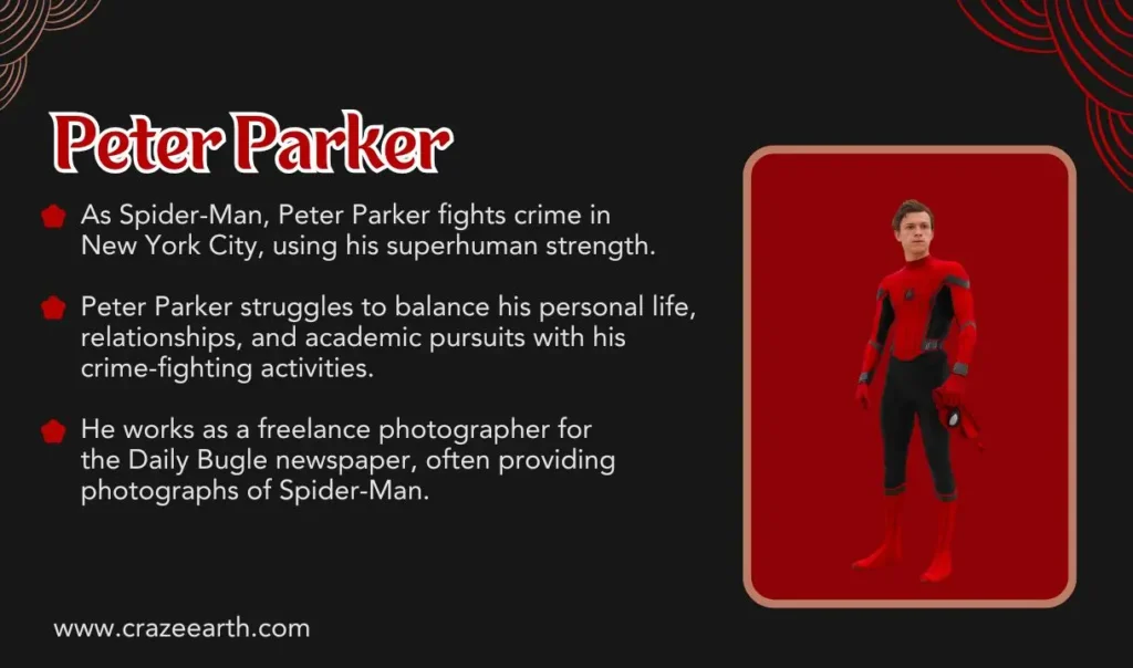 peter parker character facts