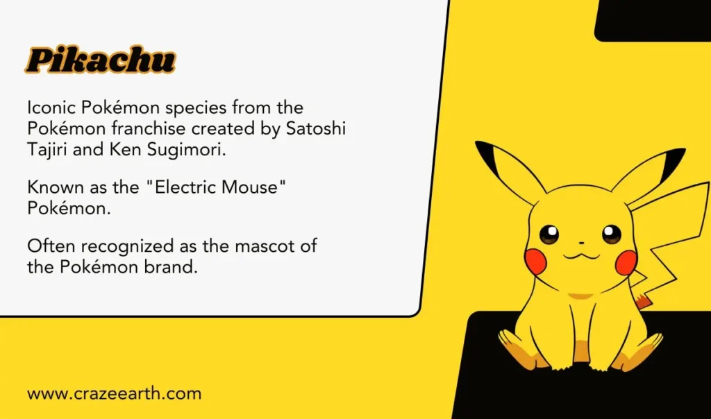 pikachu character facts