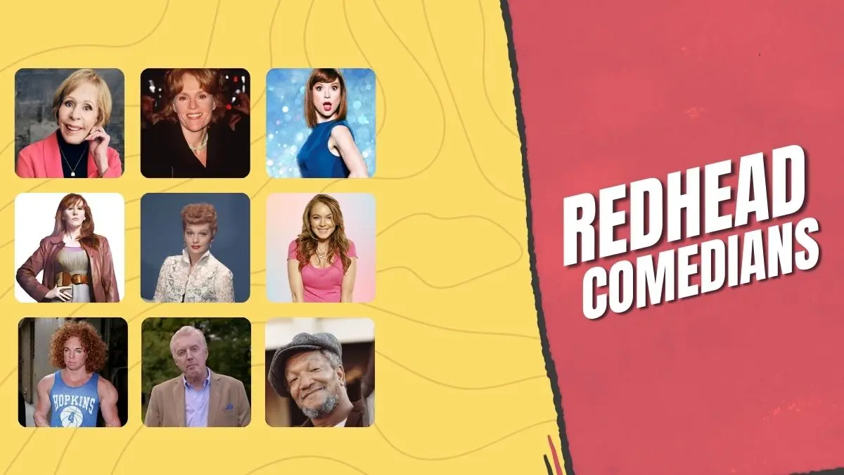 list of red head comedians
