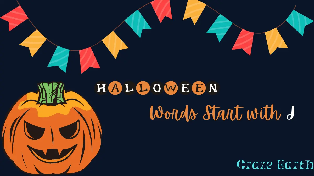 a list of halloween words start with J from craze earth