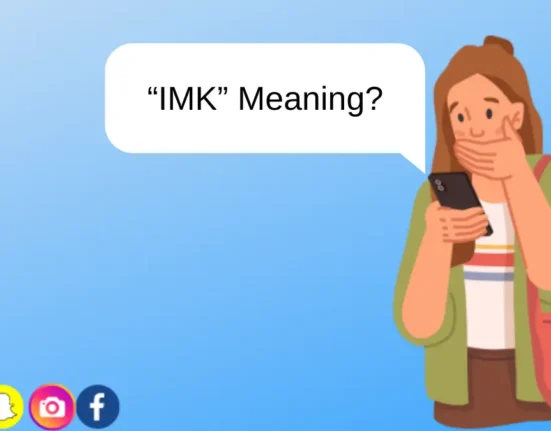 a girl thinking imk meaning in texting