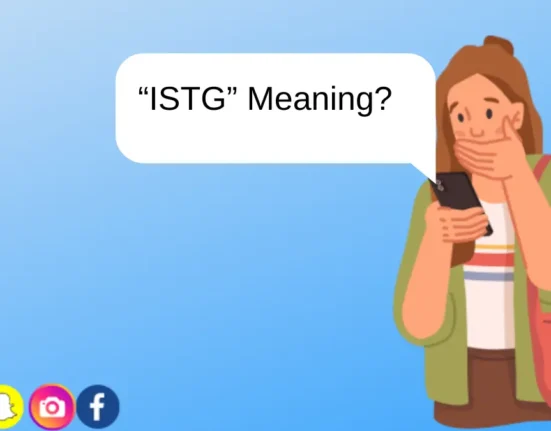 a girl thinking istg meaning in texting