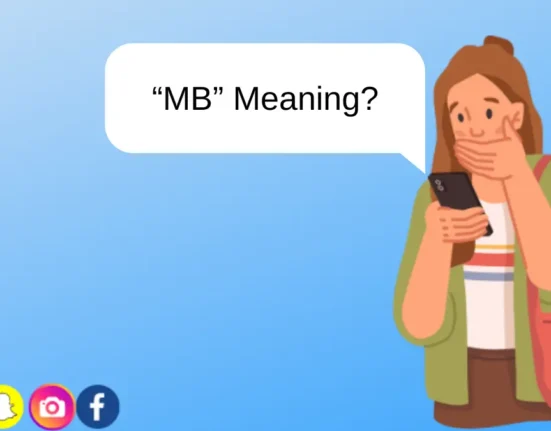 a girl thinking mb meaning in texting