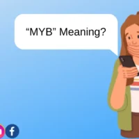 a girl thinking myb meaning in texting