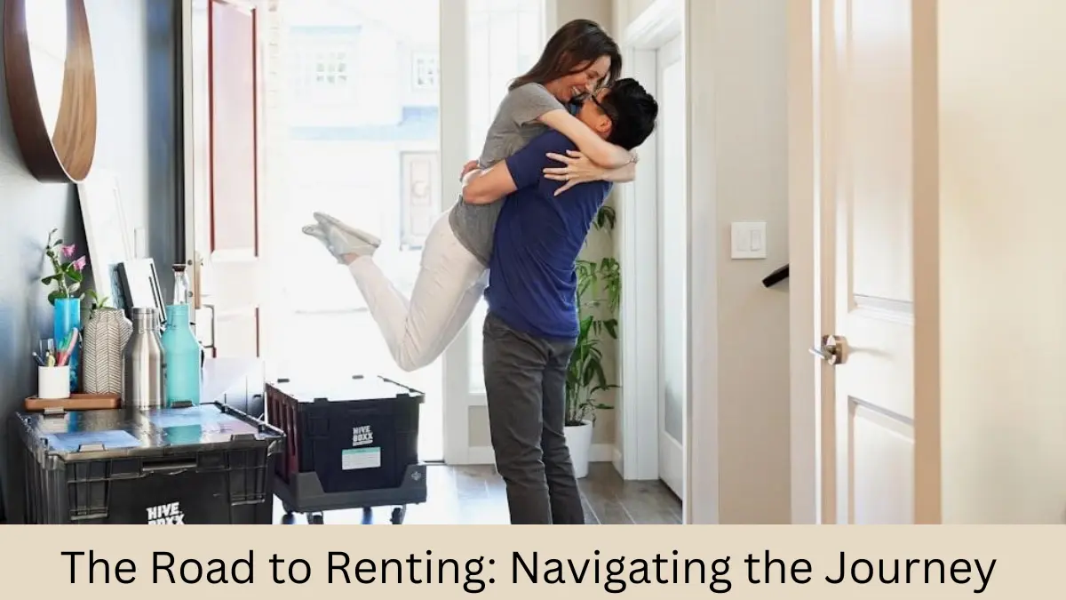 A family happy for renting a home