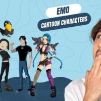 emo cartoon characters